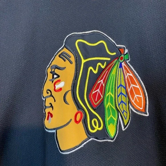 Chicago Blackhawks Starter Vintage 1990s Black Hockey Jersey - Youth L/XL